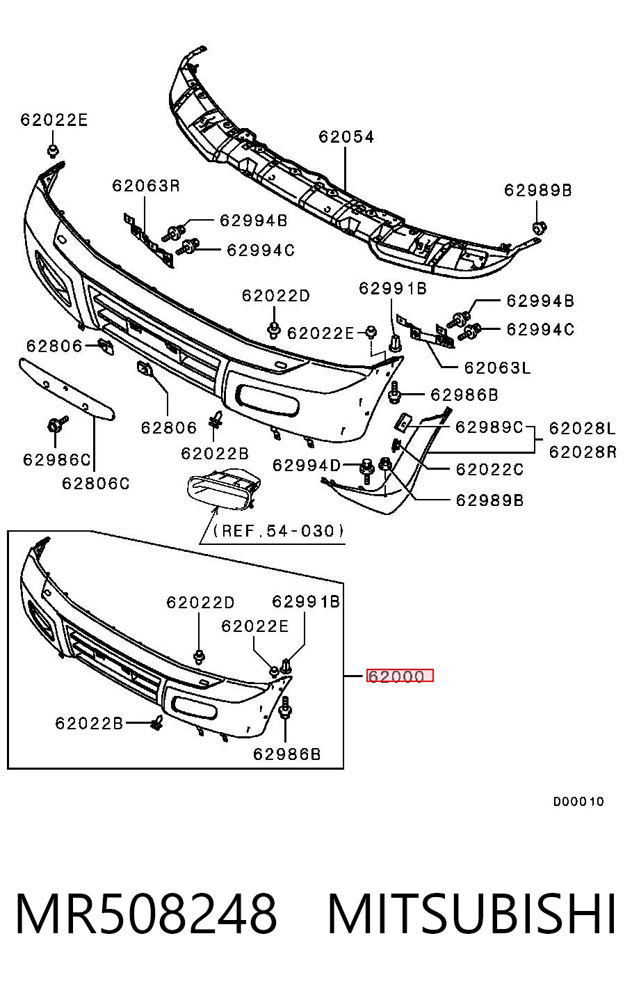 Comprar Paragolpes Mitsubishi Pajero PININ H60, H70