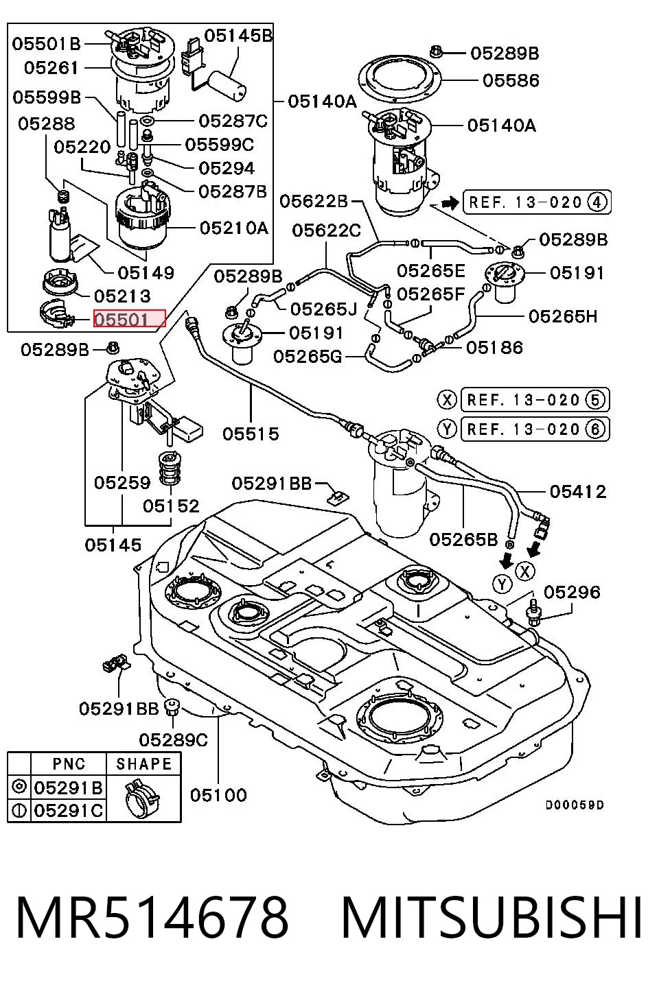 MR514678 Mitsubishi