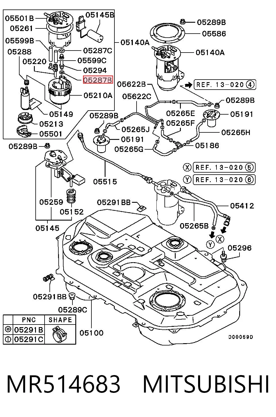 MR514683 Mitsubishi