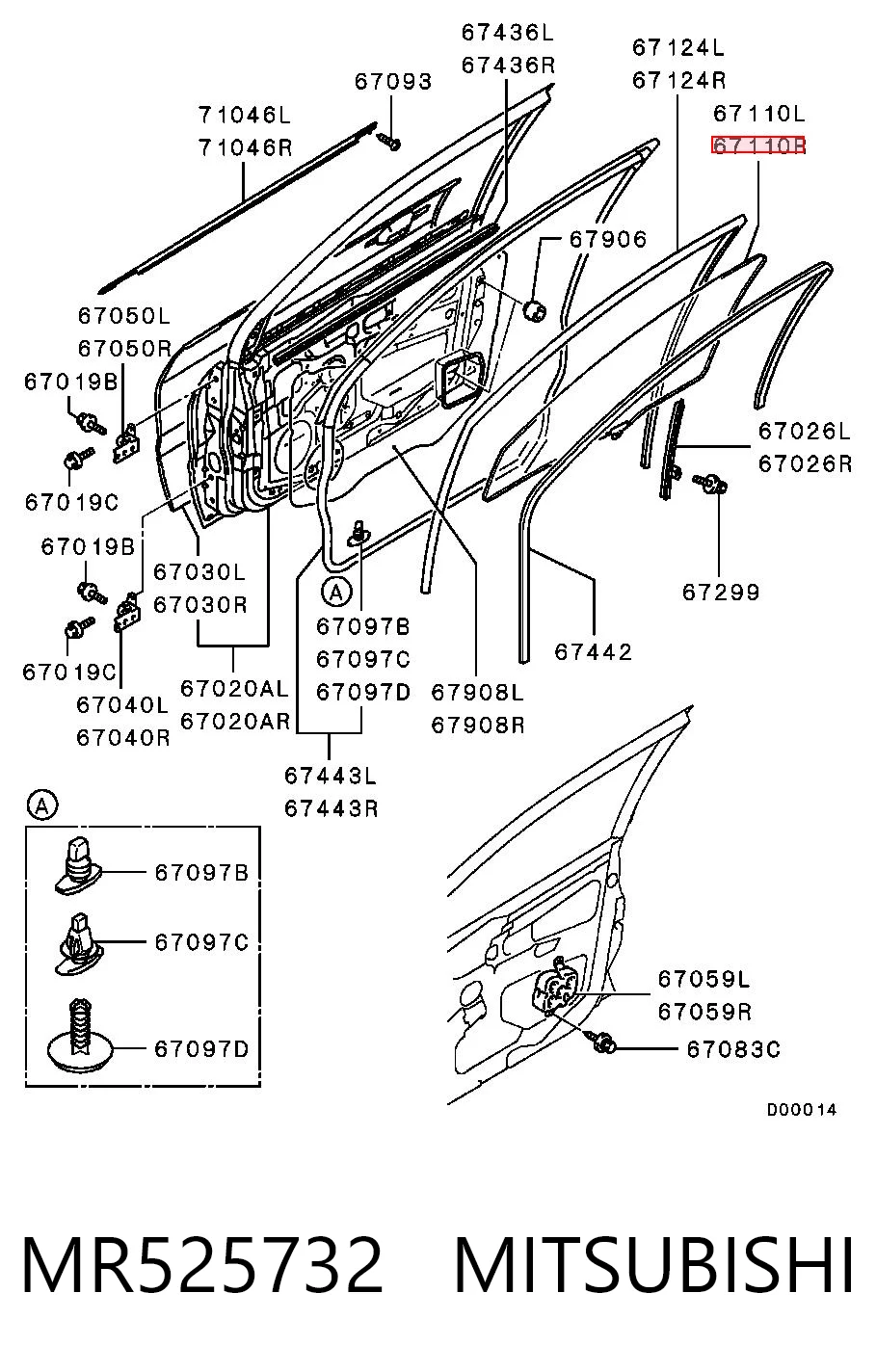 MR525732 Mitsubishi