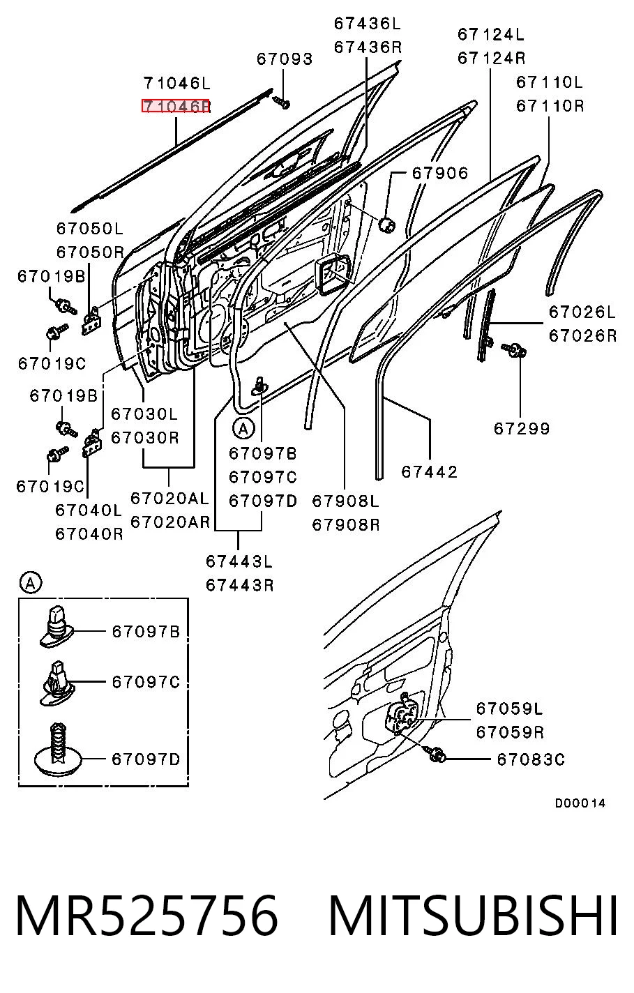 MR525756 Mitsubishi