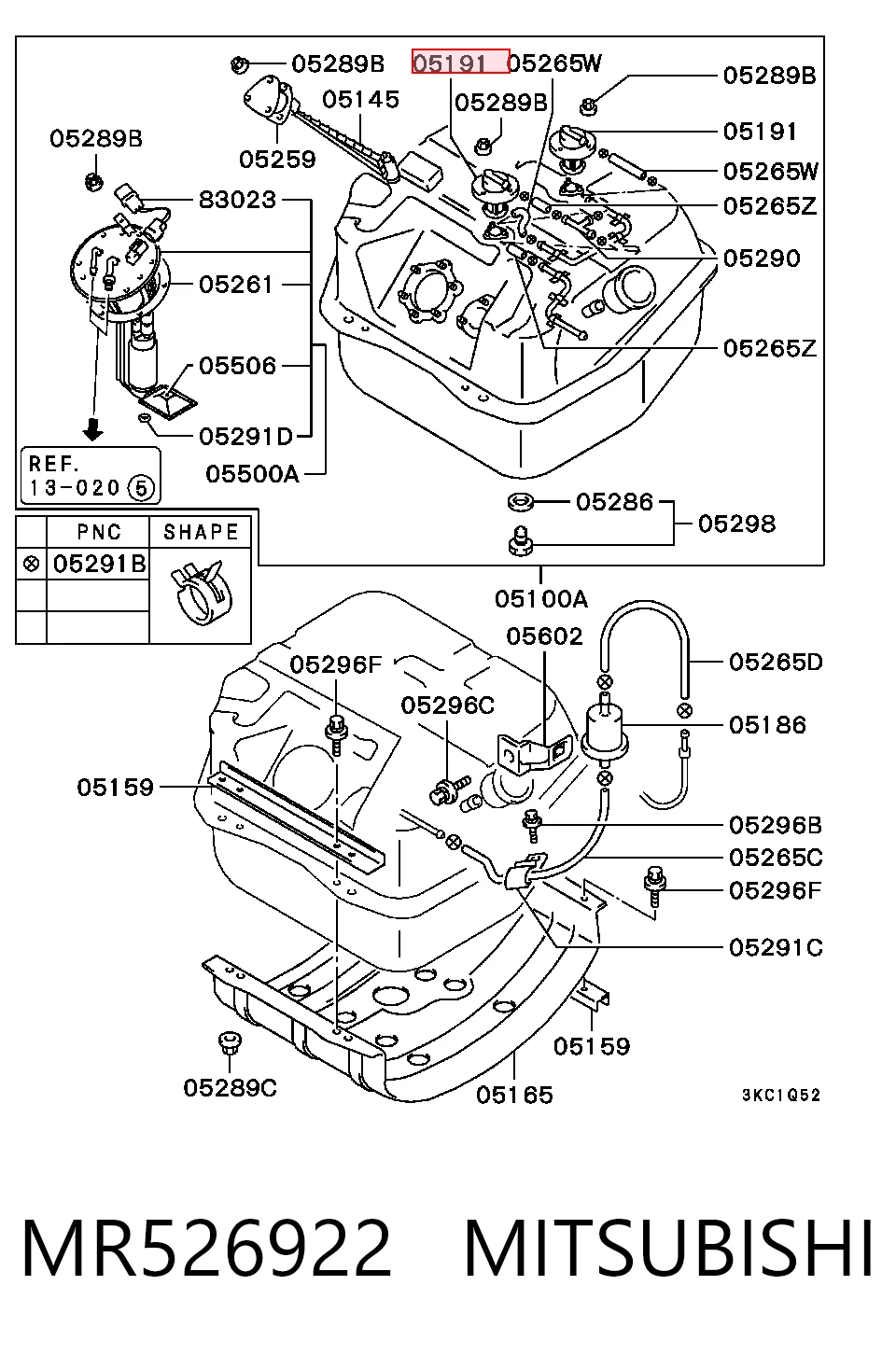 MR526922 Mitsubishi