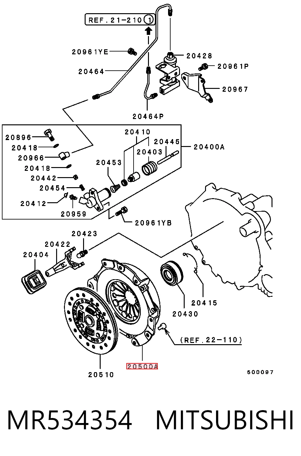 MR534354 Mitsubishi