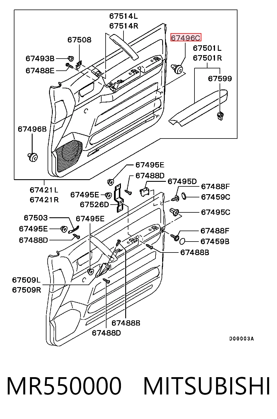 Clips de fijación para panel de puerta Land Rover W780624SJ00 precio, desde 1,59 EUR