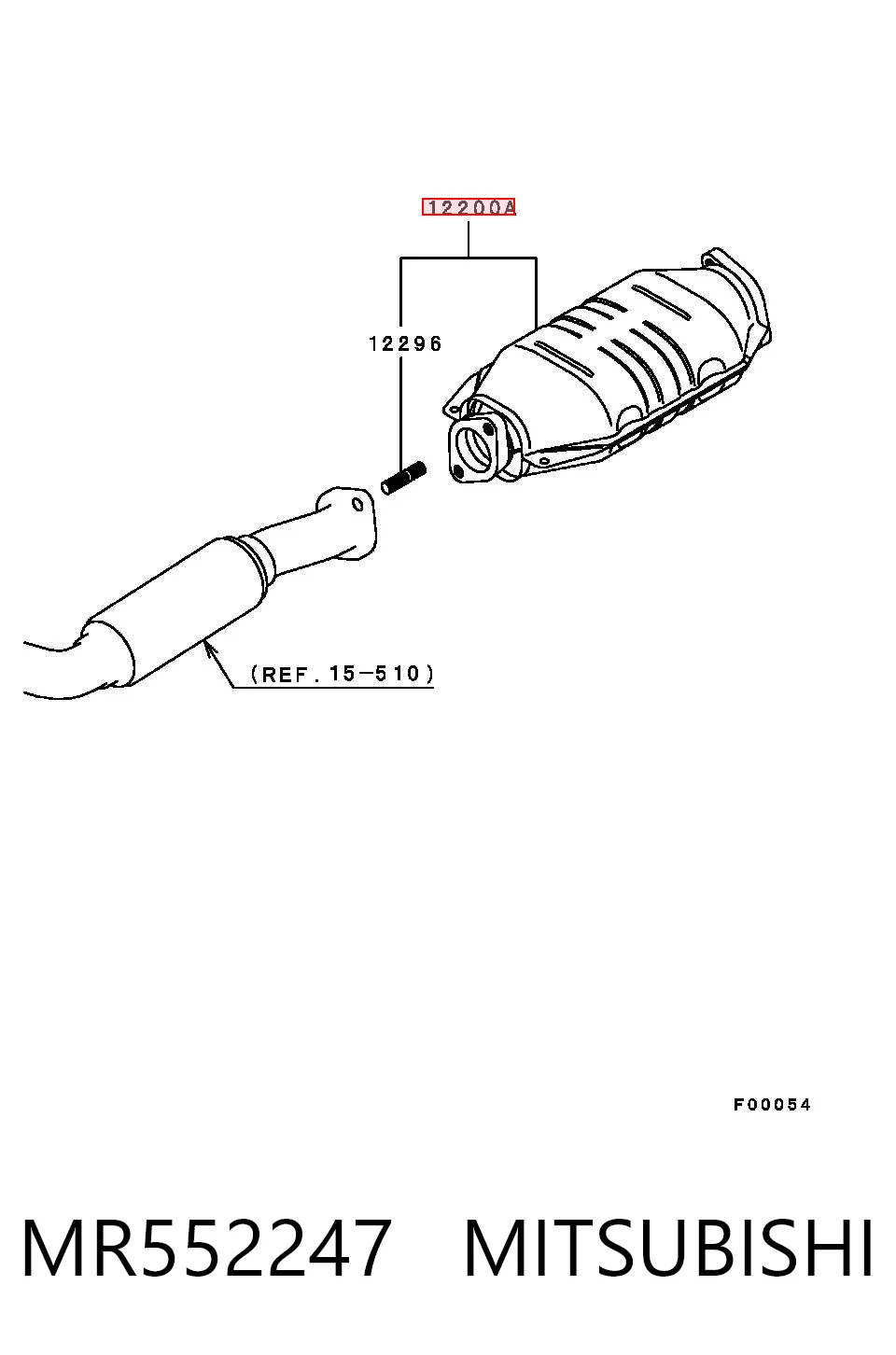 Comprar Catalizador Mitsubishi L 200  K60, K70 a bajo precio