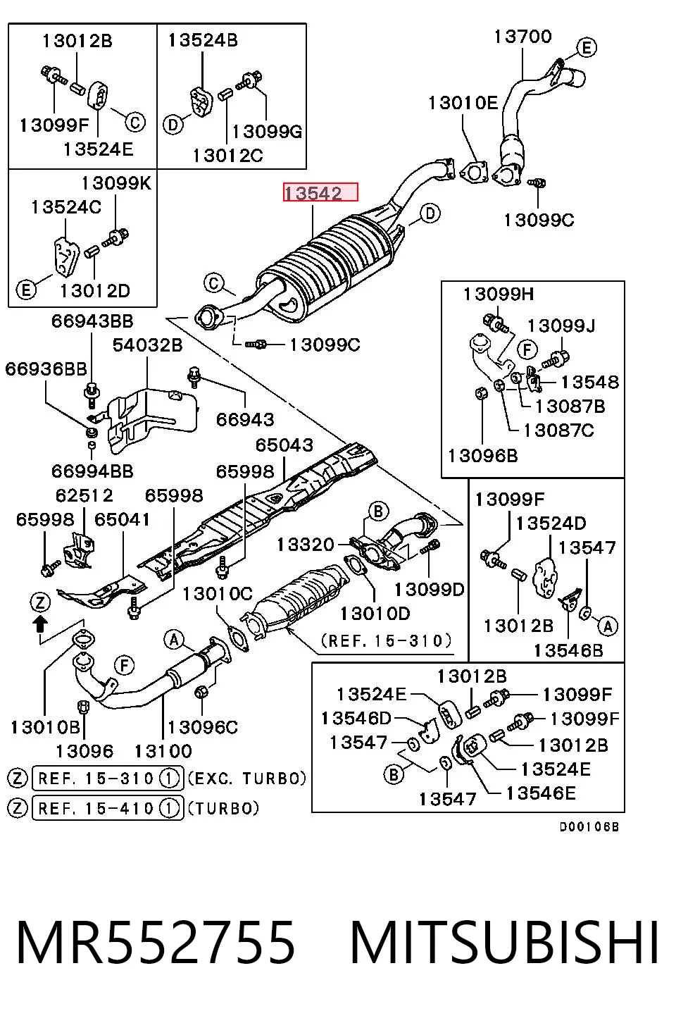 MR552755 Mitsubishi