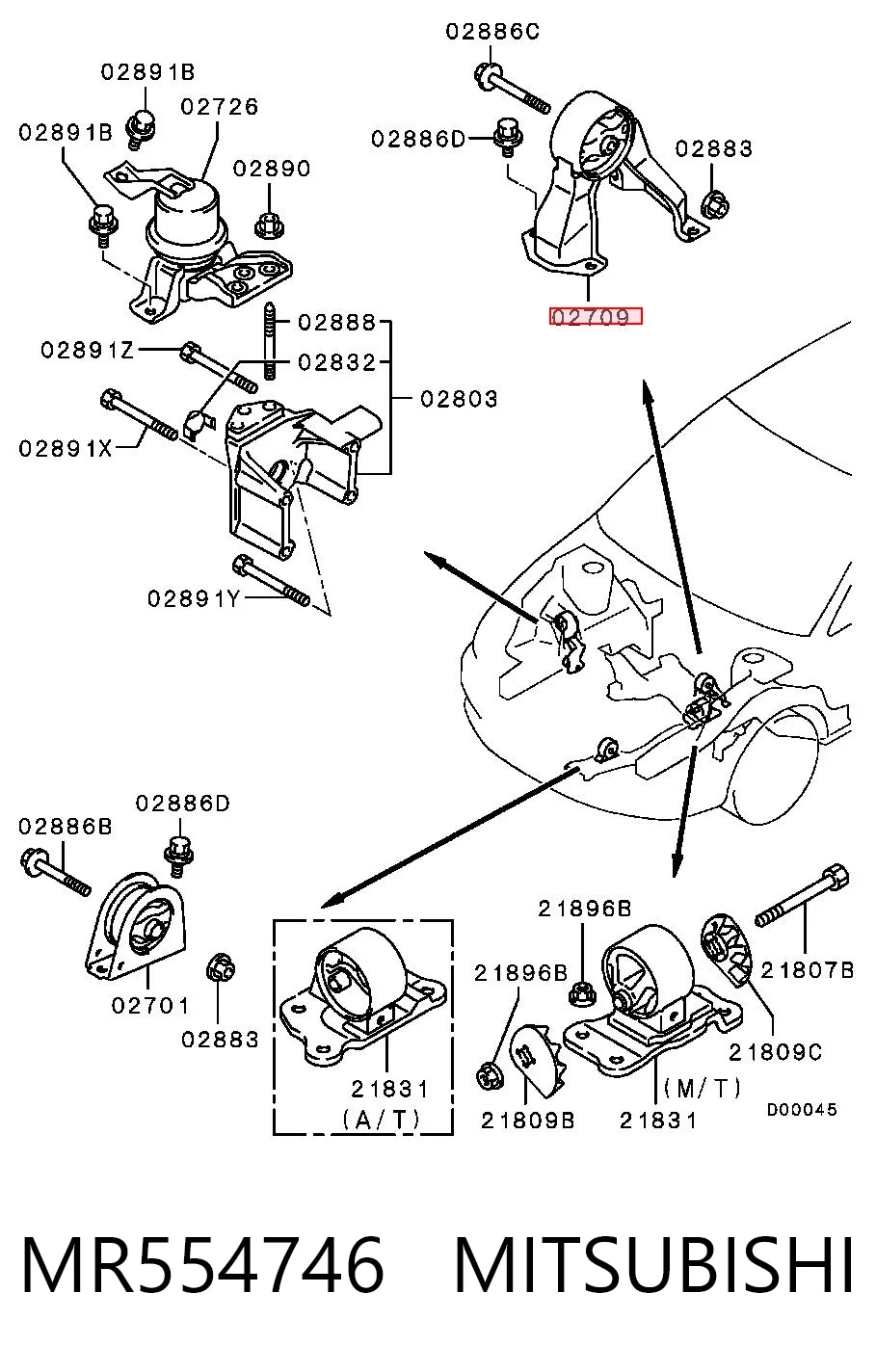 MR554746 Mitsubishi