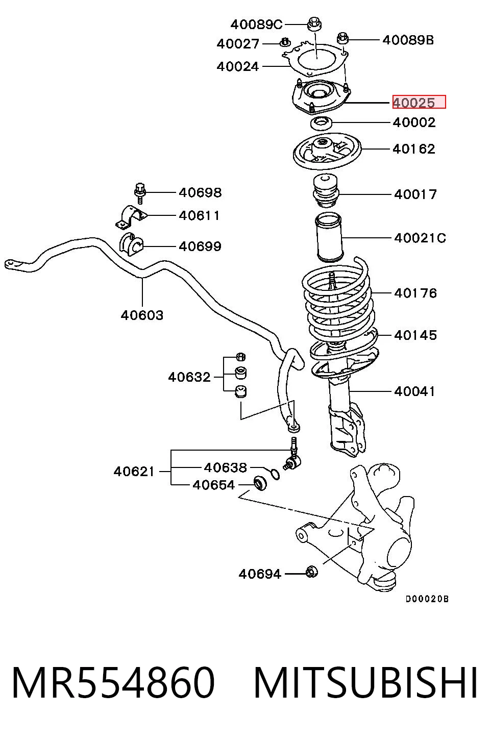 MR554860 Mitsubishi