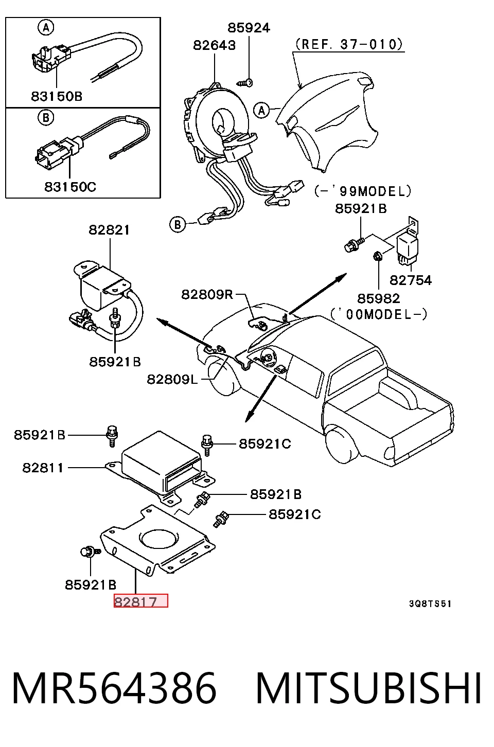 MR564386 Mitsubishi