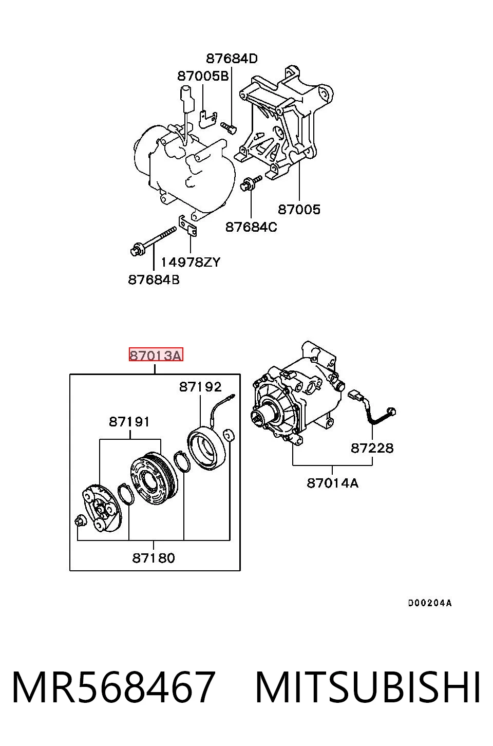 MR568467 Mitsubishi
