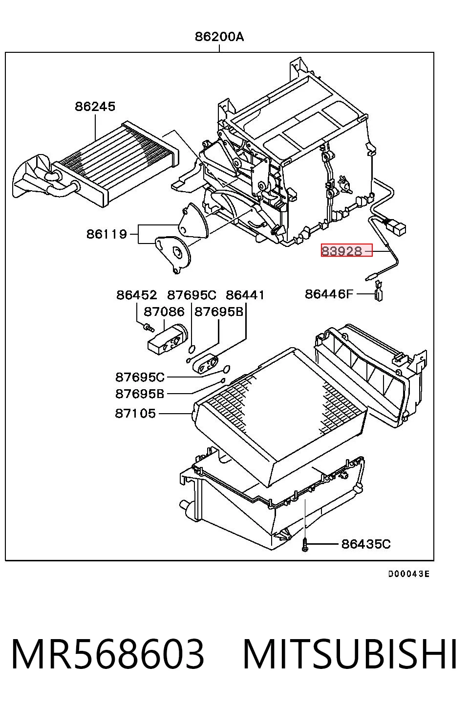 MR568603 Mitsubishi