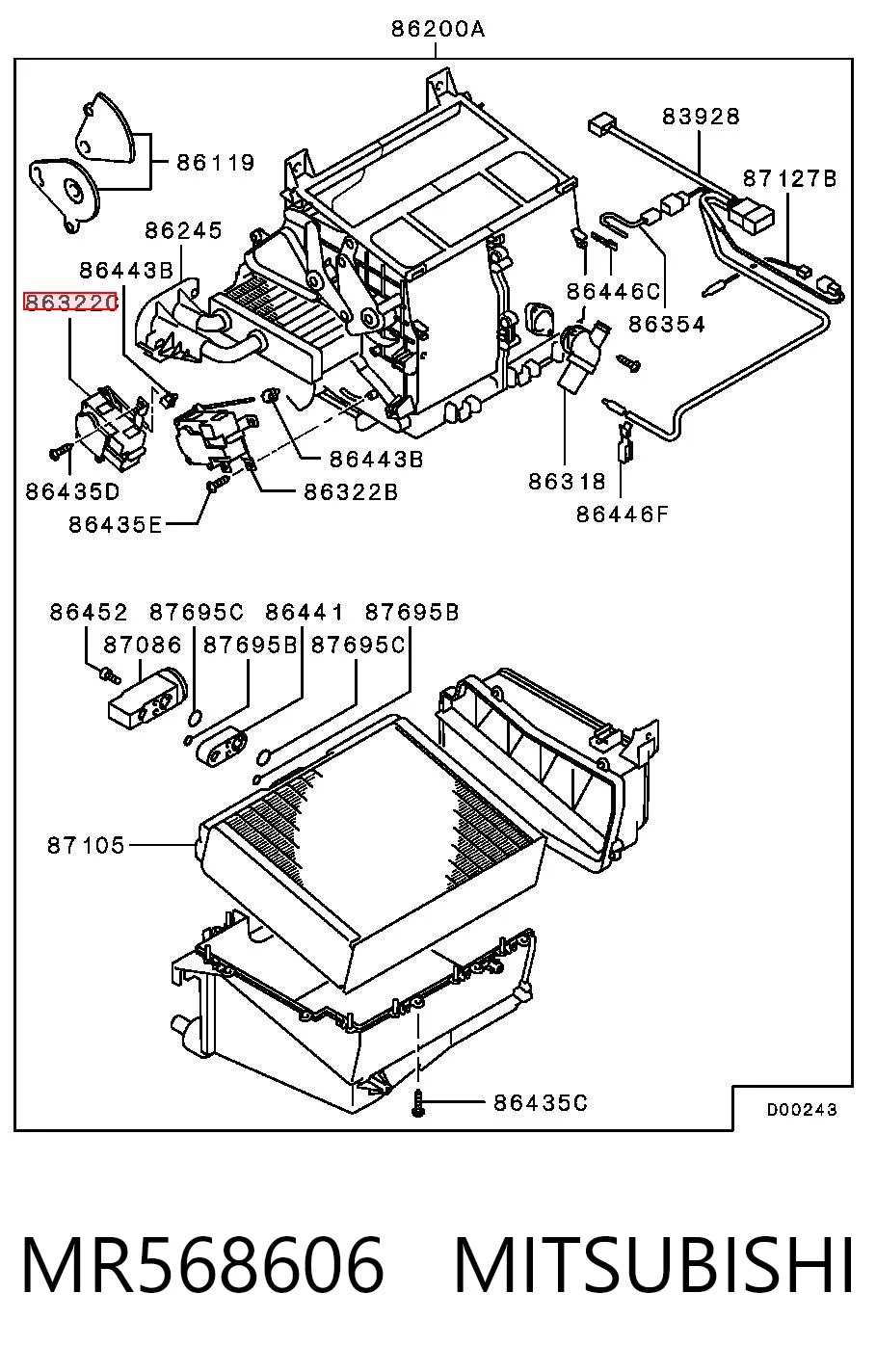 Comprar Actuador de compuerta de calefacción Mitsubishi Lancer IX CSA a bajo precio