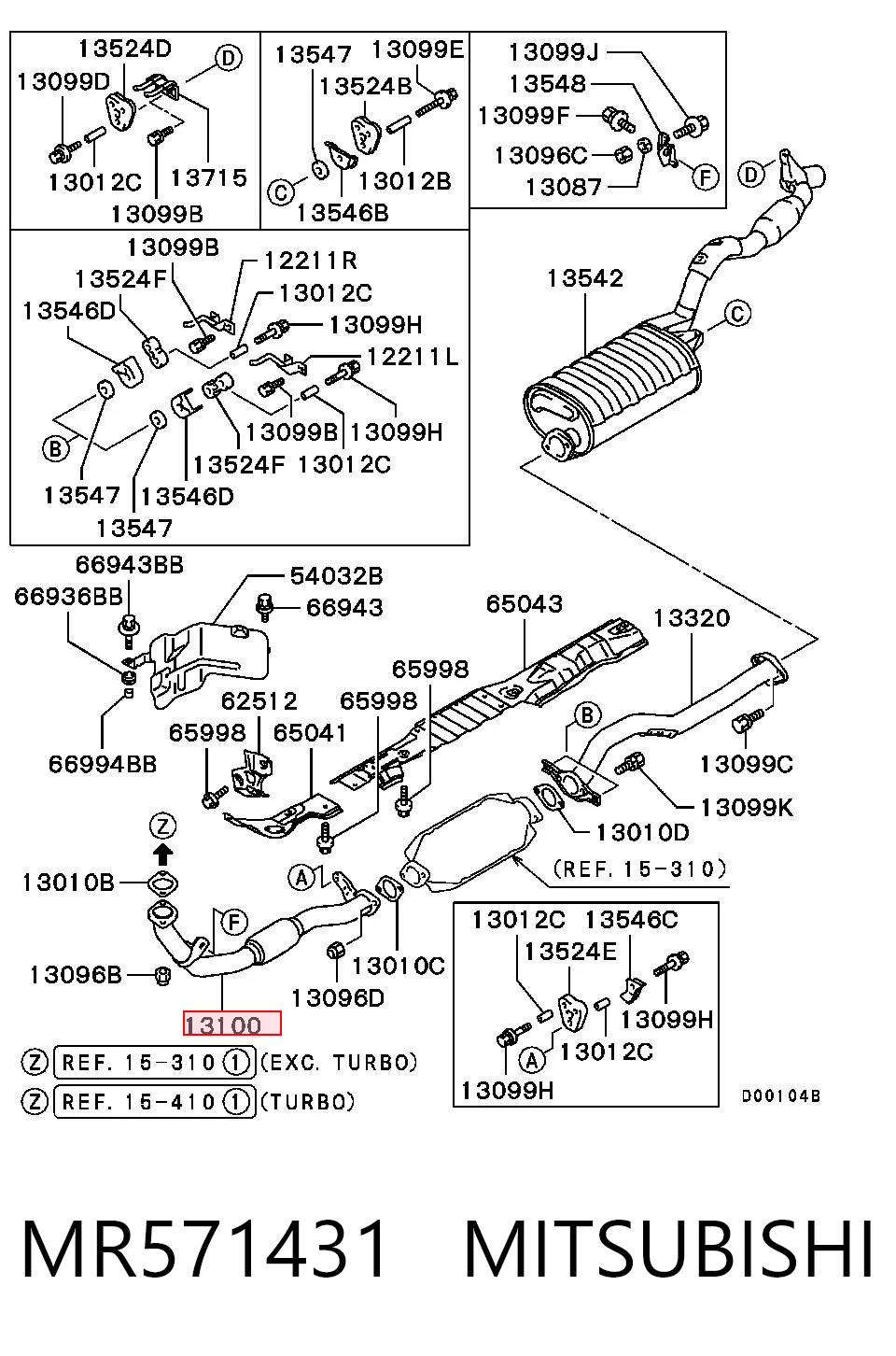 MR571431 Mitsubishi