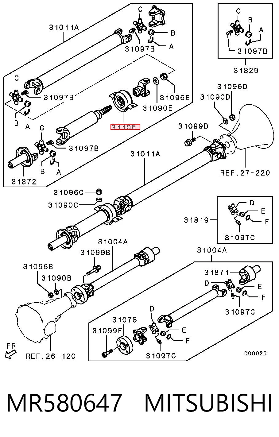MR580647 Mitsubishi