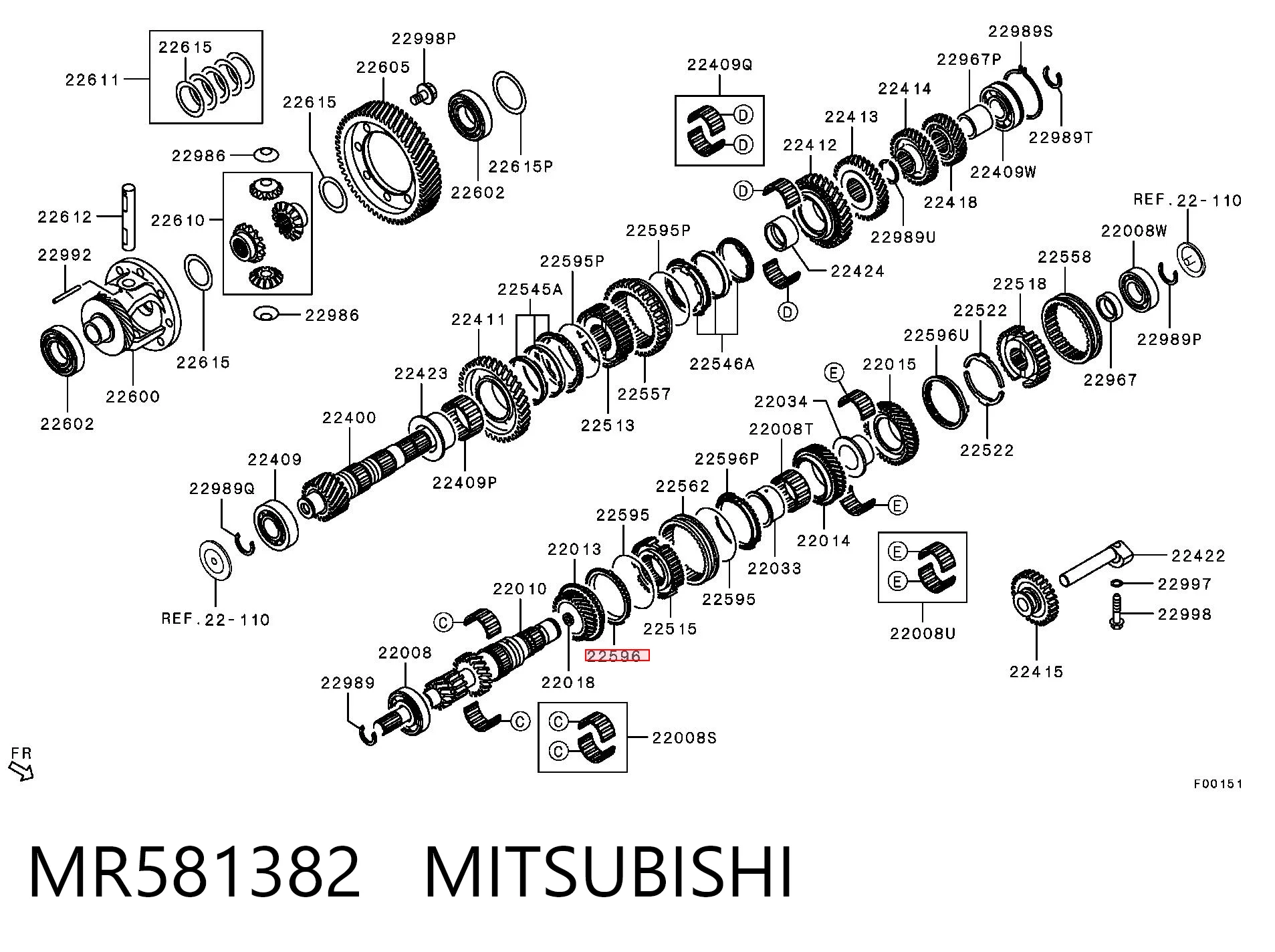 MR581382 Mitsubishi