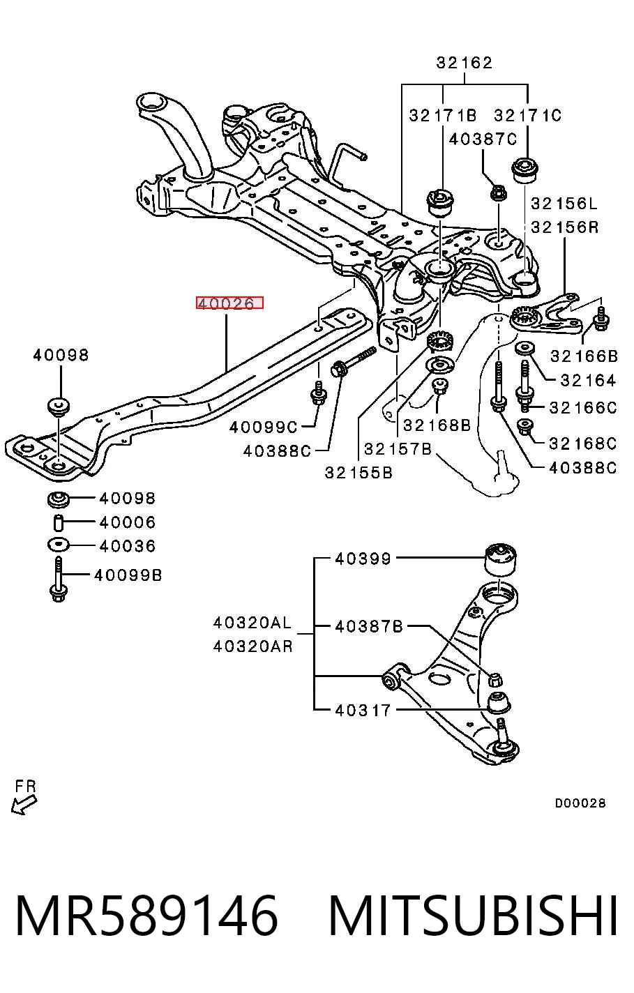 MR589146 Mitsubishi