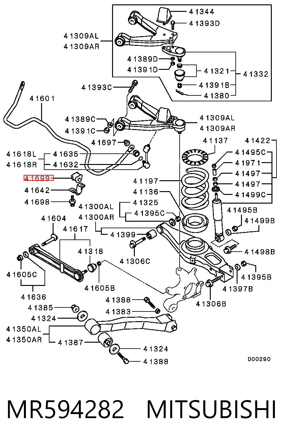 MR594282 Mitsubishi