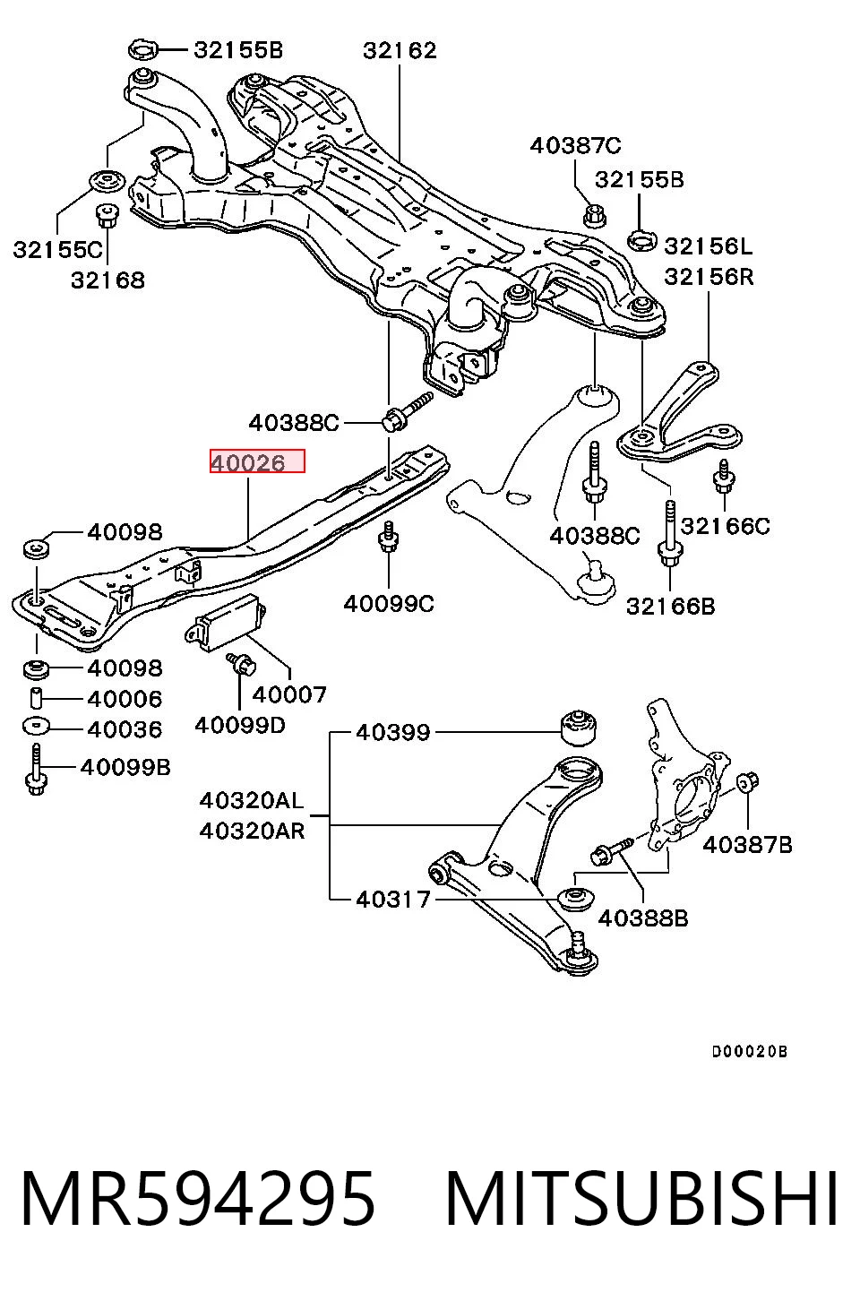 MR594295 Mitsubishi