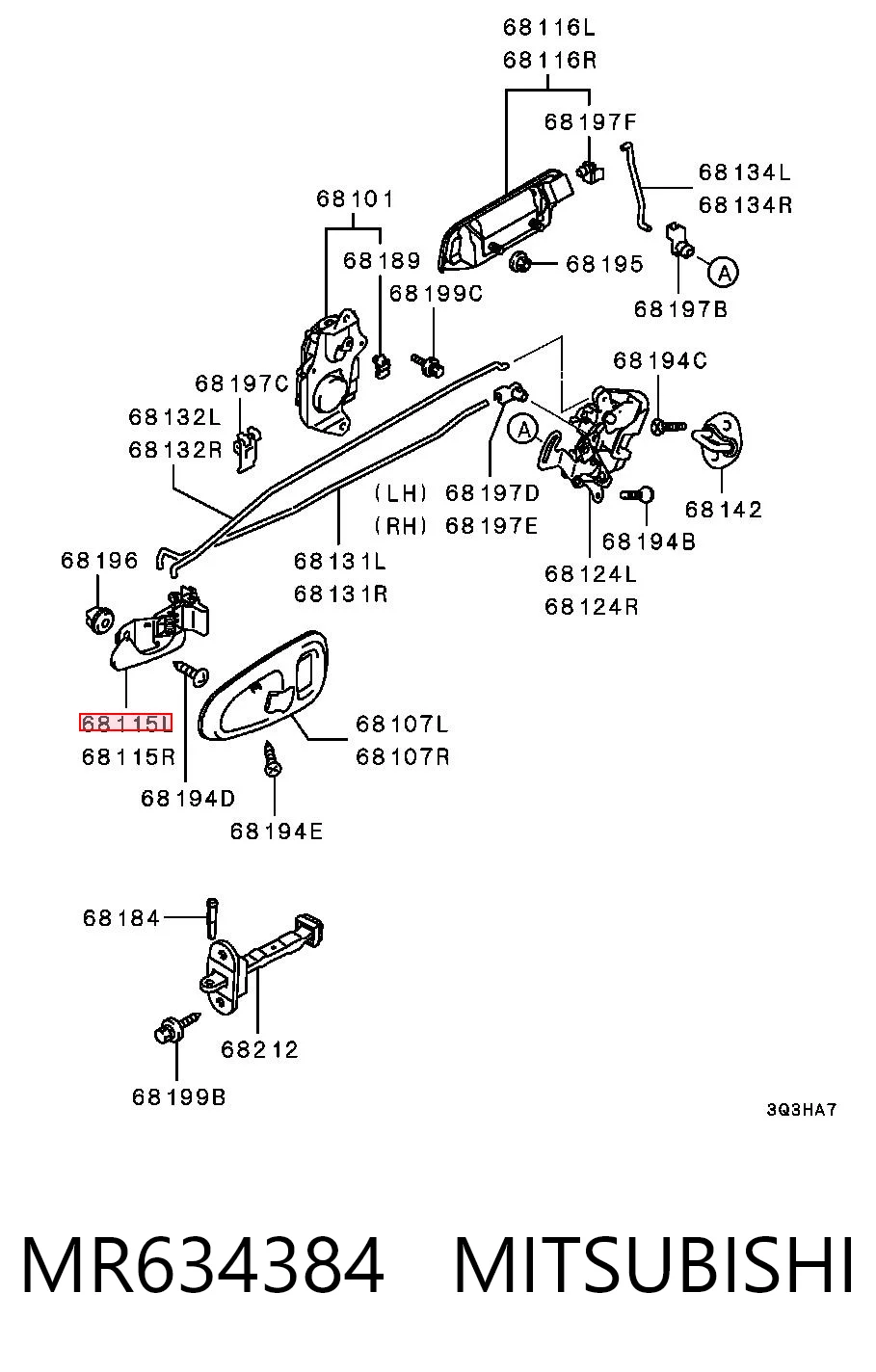 MR634384 Mitsubishi