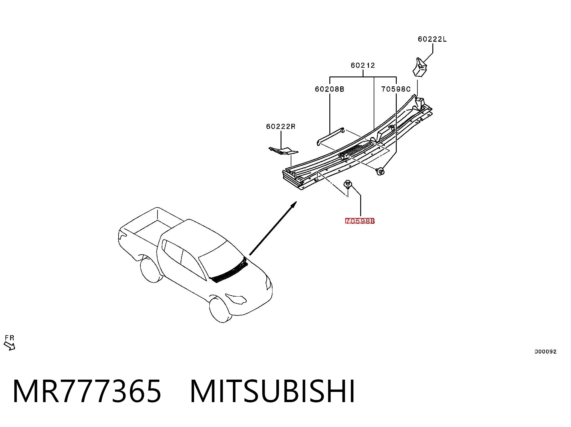 MR777365 Mitsubishi