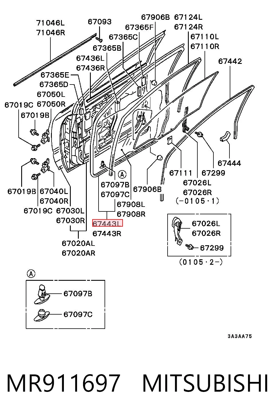 MR911697 Mitsubishi