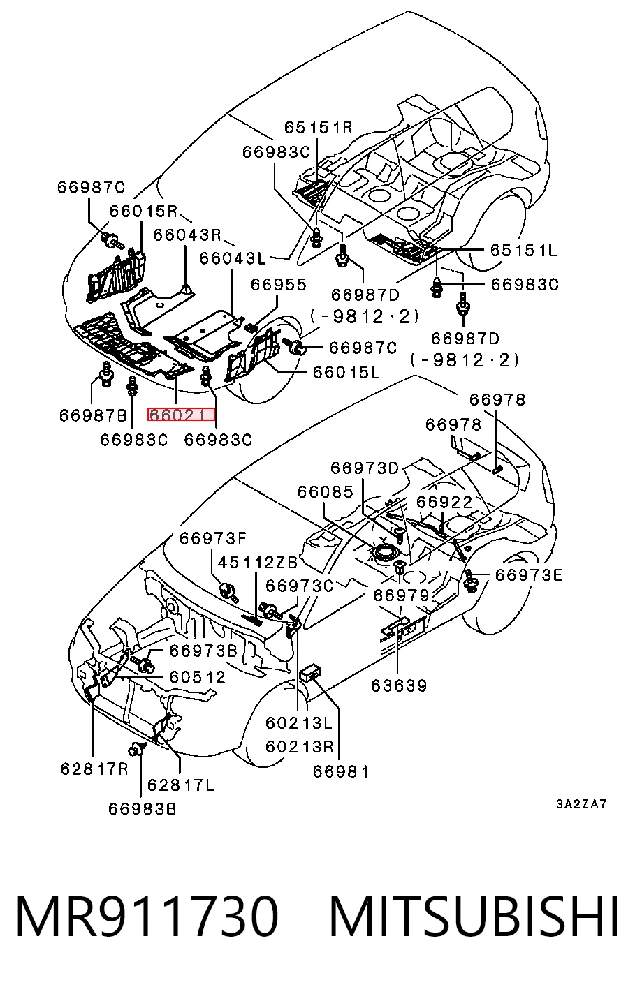MR911730 Mitsubishi