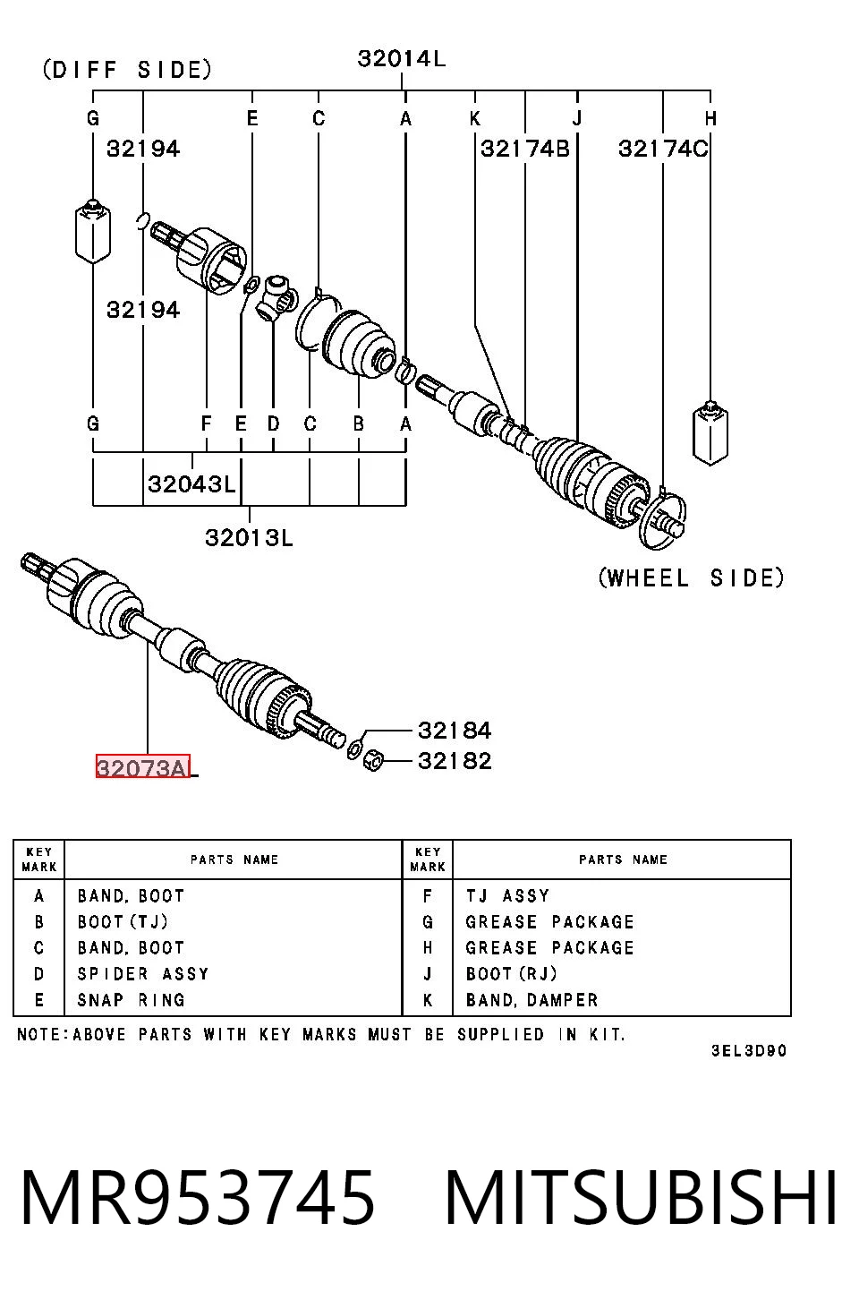 MR953745 Mitsubishi