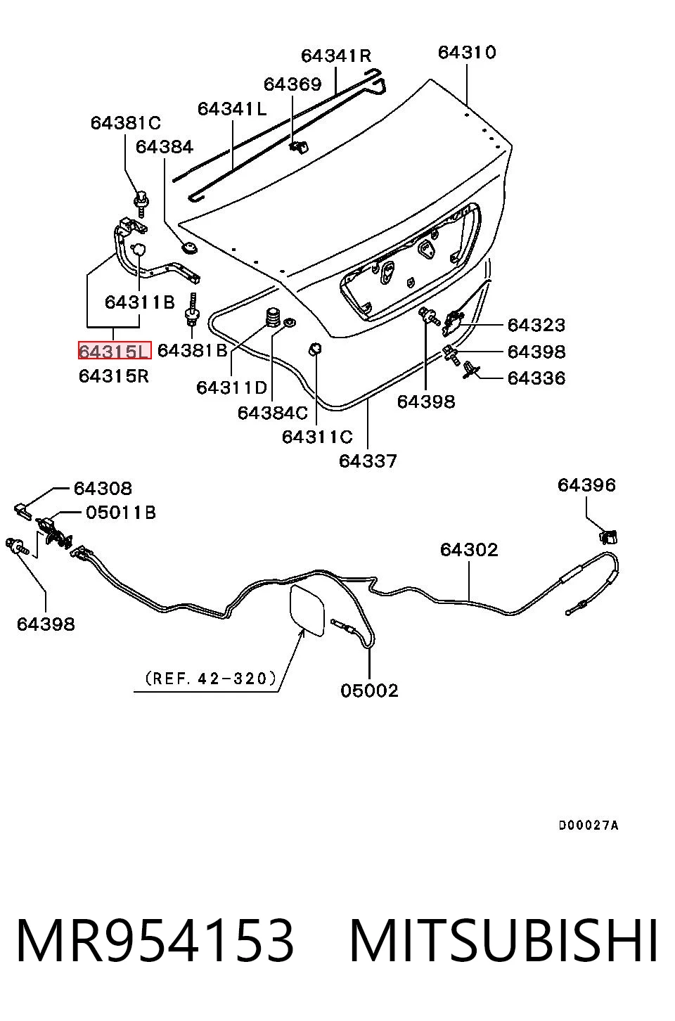 MR954153 Mitsubishi