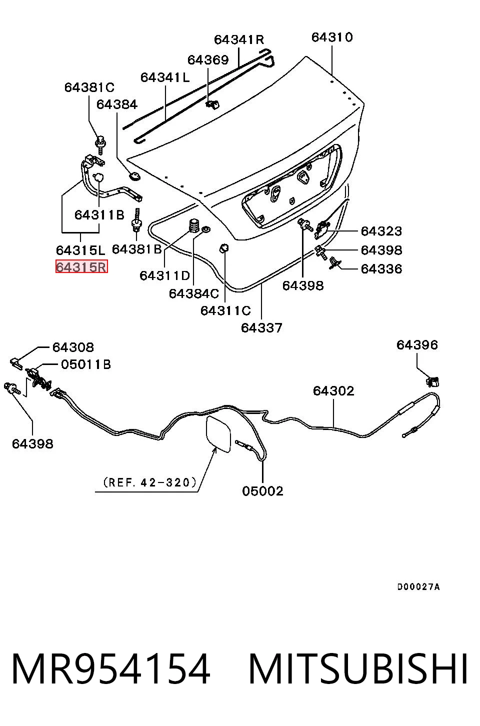 MR954154 Mitsubishi