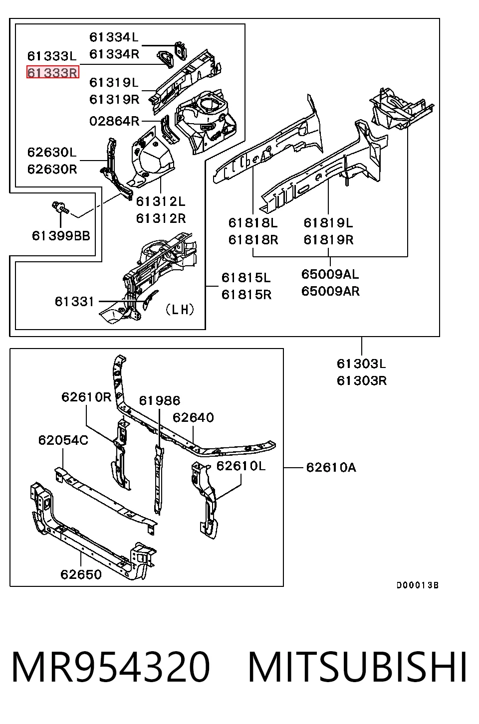 MR954320 Mitsubishi