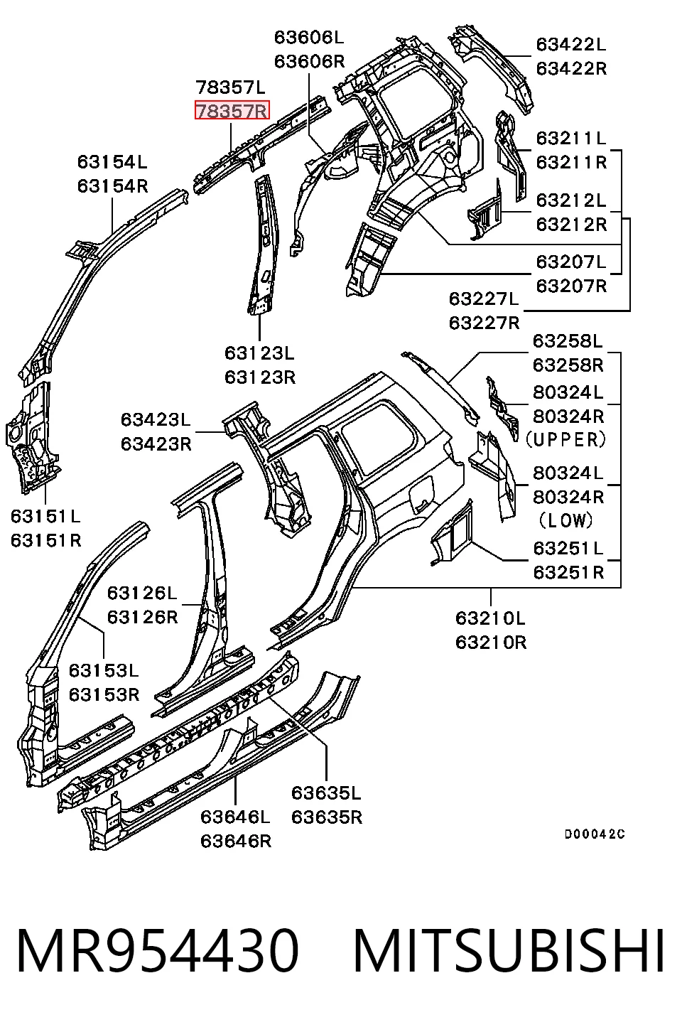 MR954430 Mitsubishi
