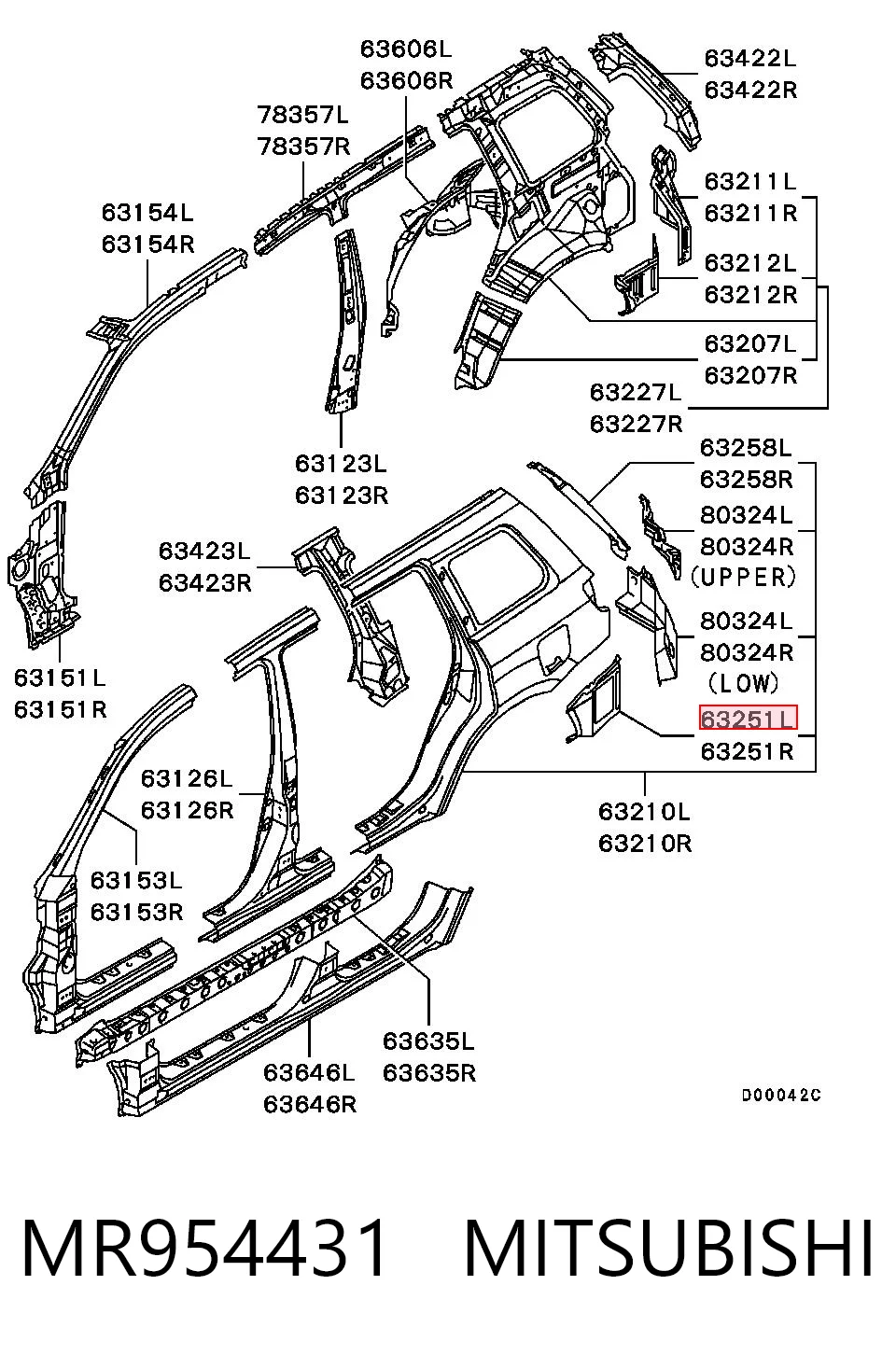 MR954431 Mitsubishi