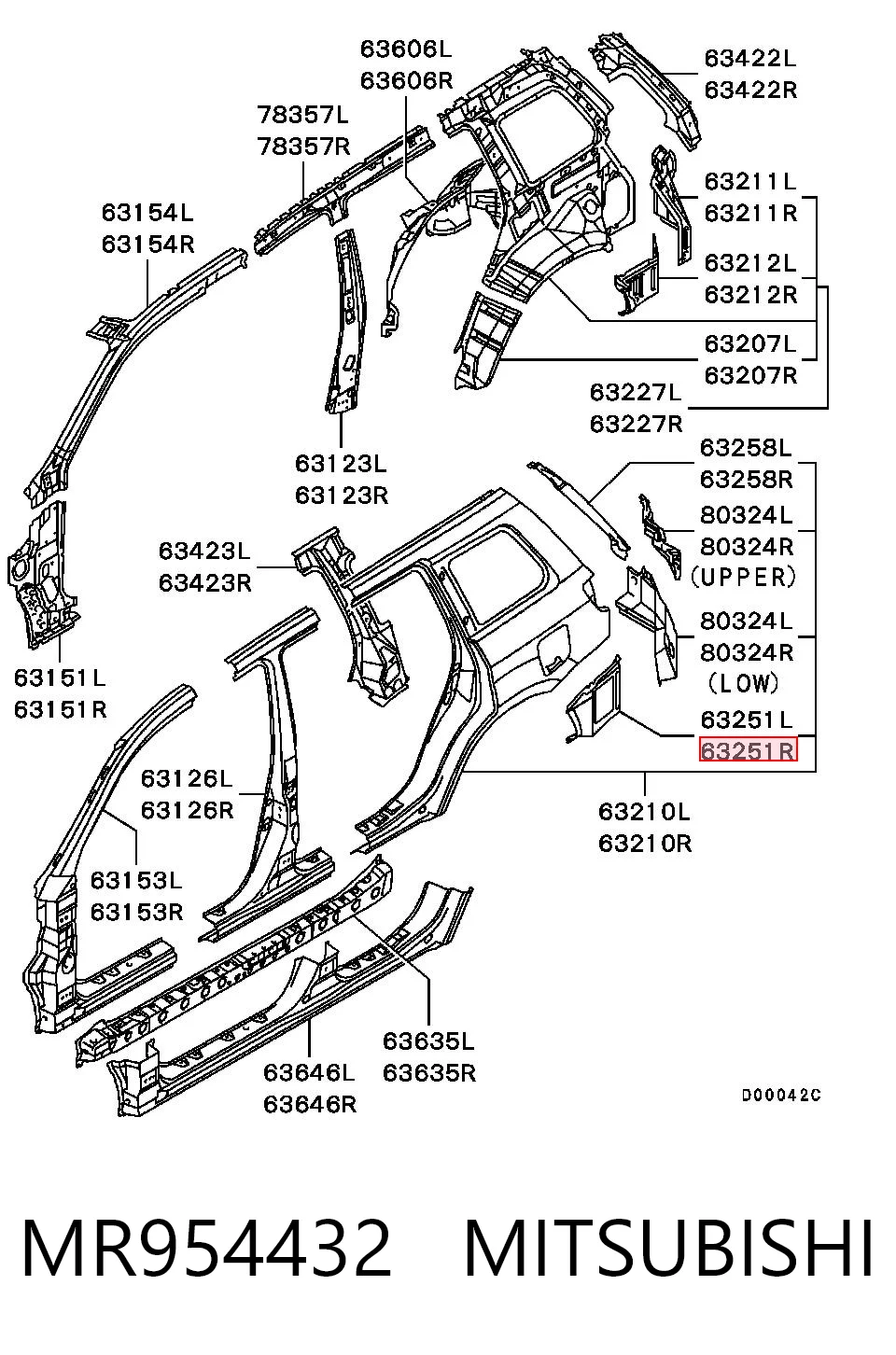 MR954432 Mitsubishi