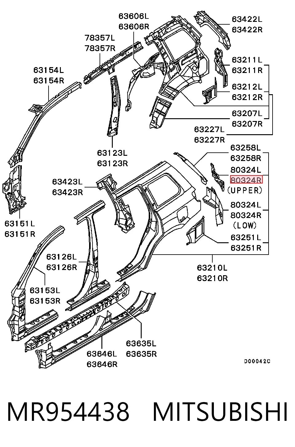 MR954438 Mitsubishi