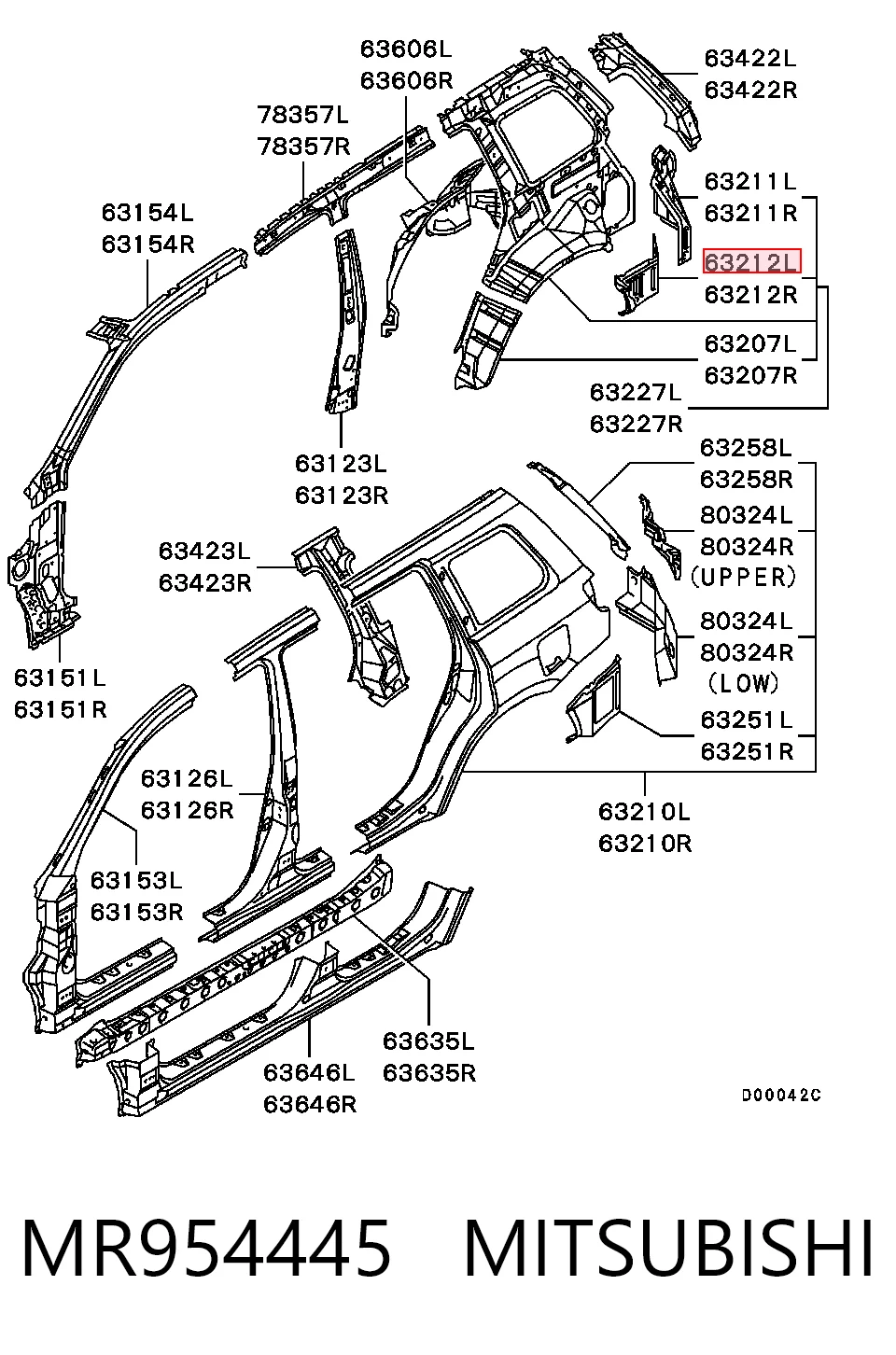 MR954445 Mitsubishi
