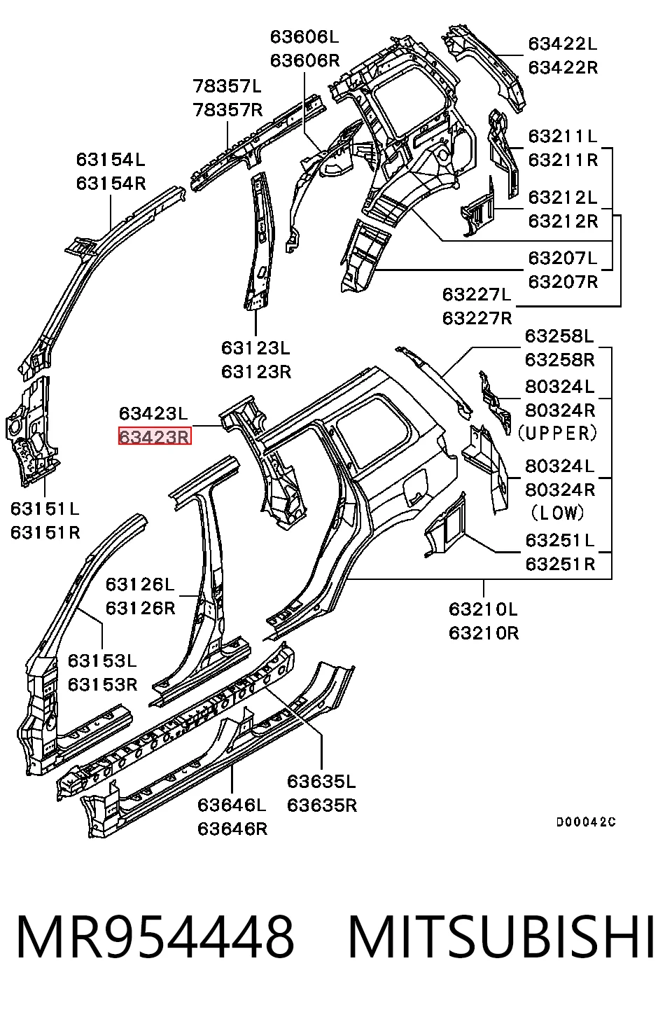 MR954448 Mitsubishi