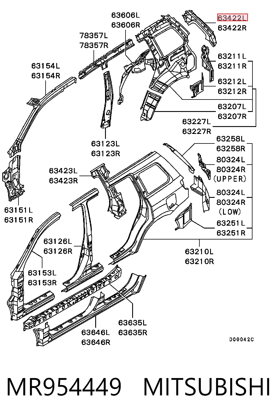 MR954449 Mitsubishi