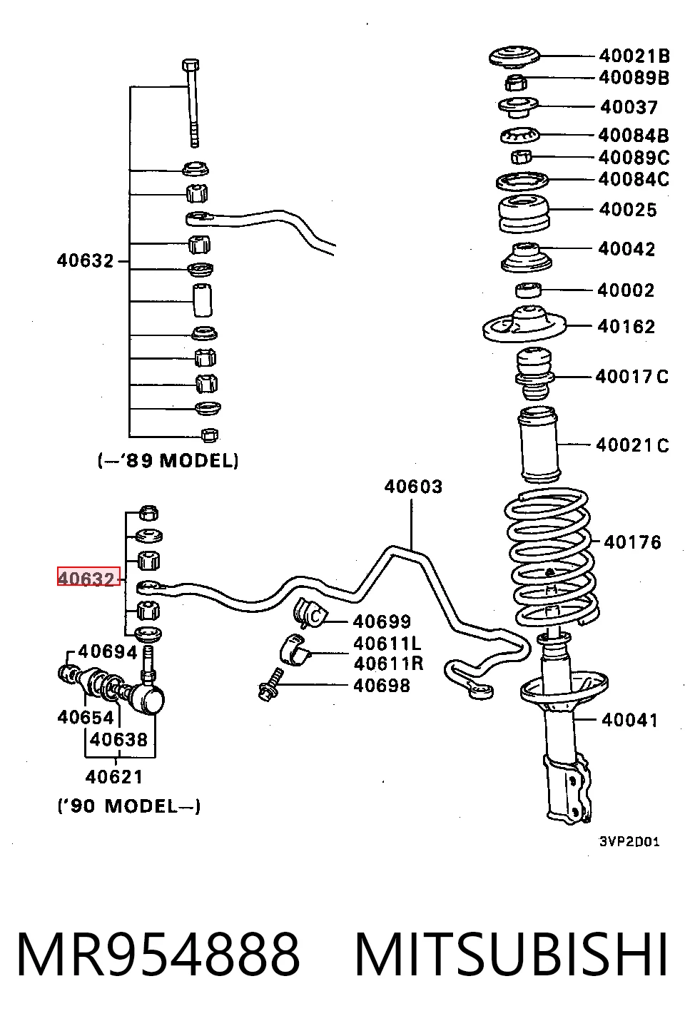MR954888 Mitsubishi