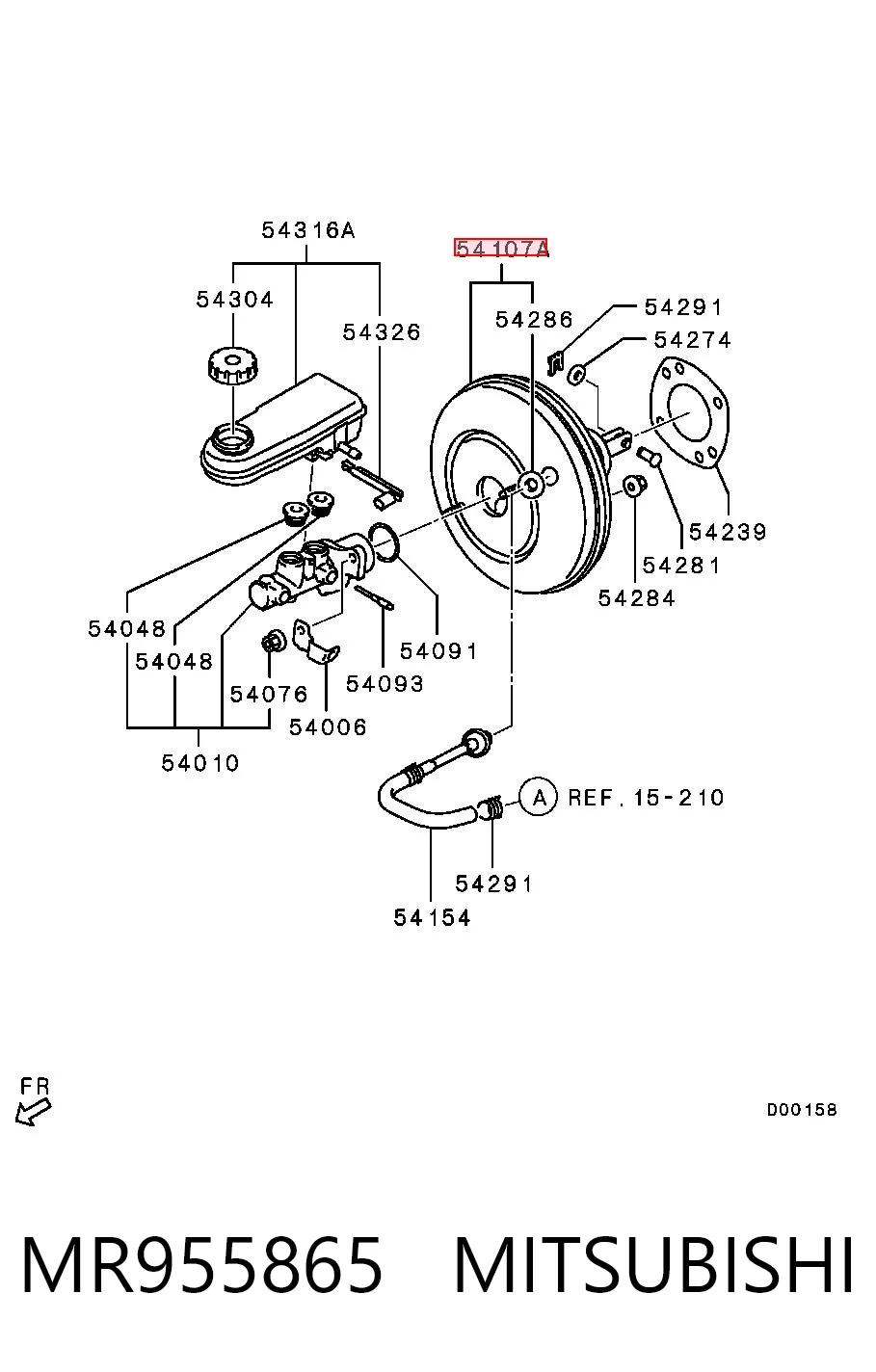 Servofreno de vacío Mitsubishi Colt VI desde 66,79 €