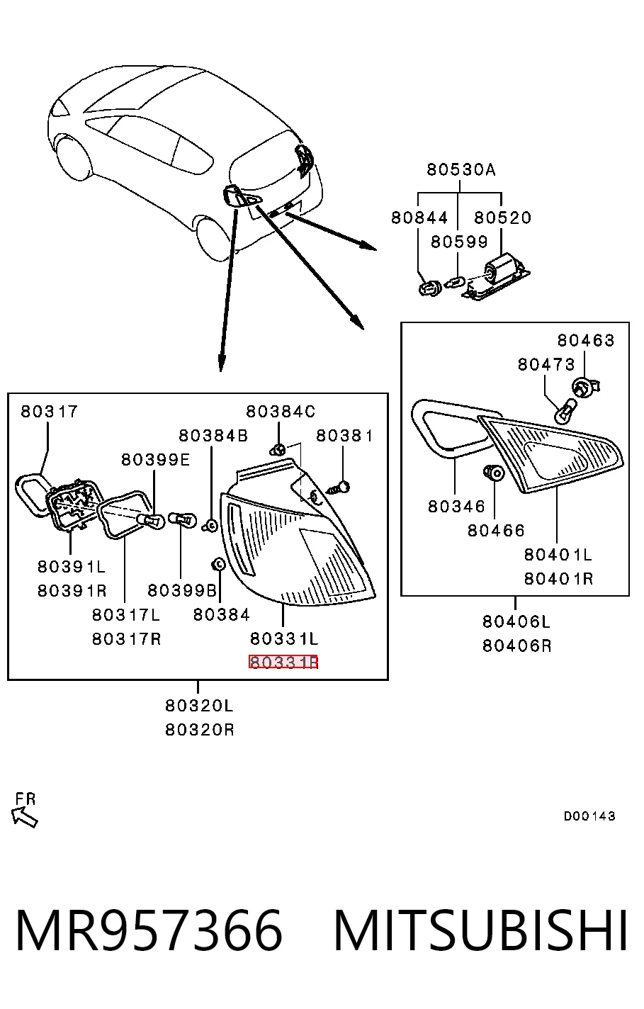 MR957366 Mitsubishi