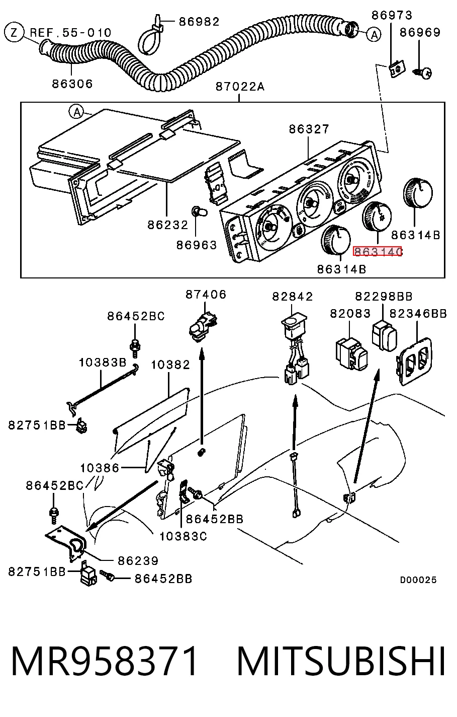 MR958371 Mitsubishi