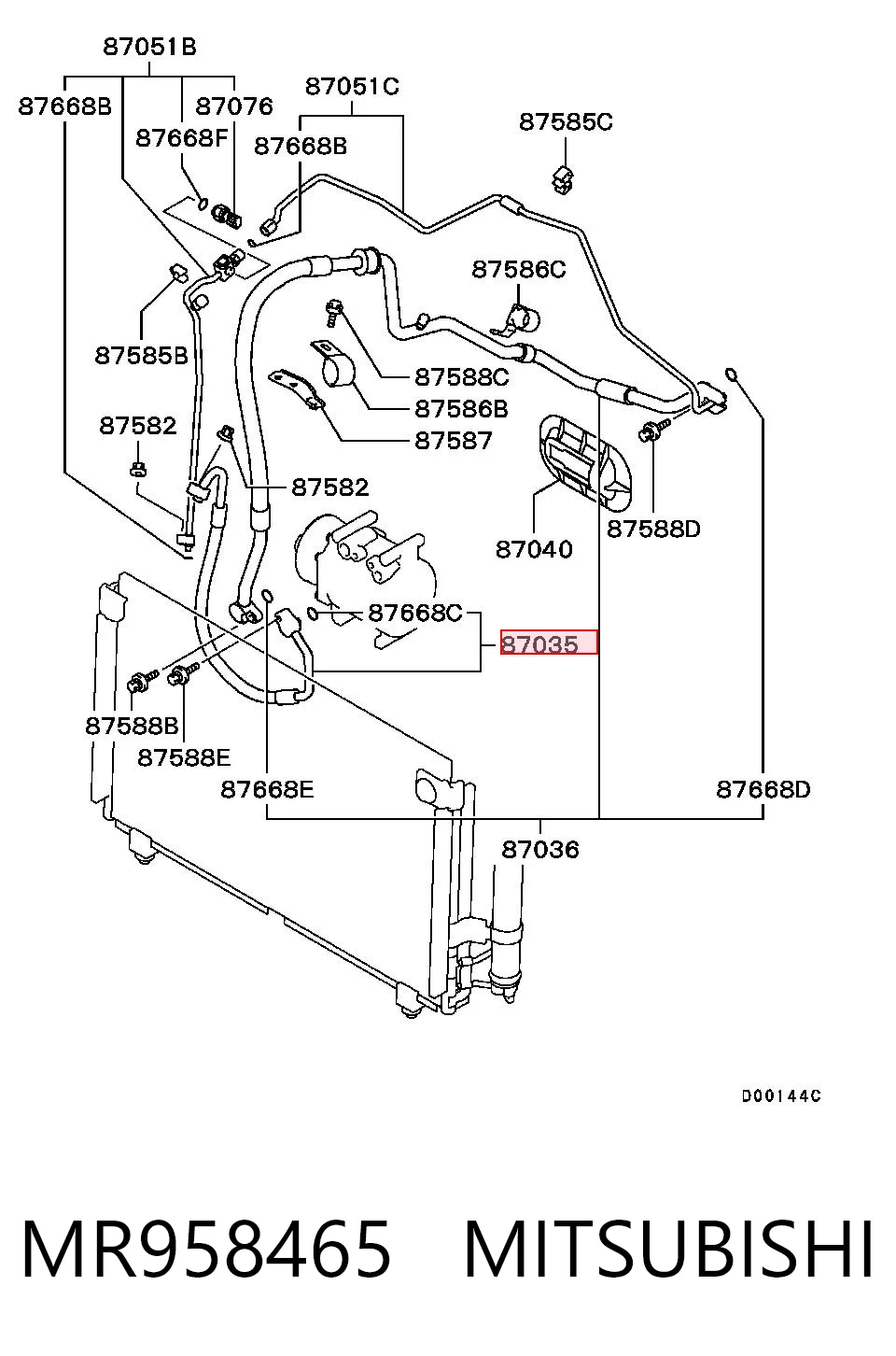 MR958465 MITSUBISHI