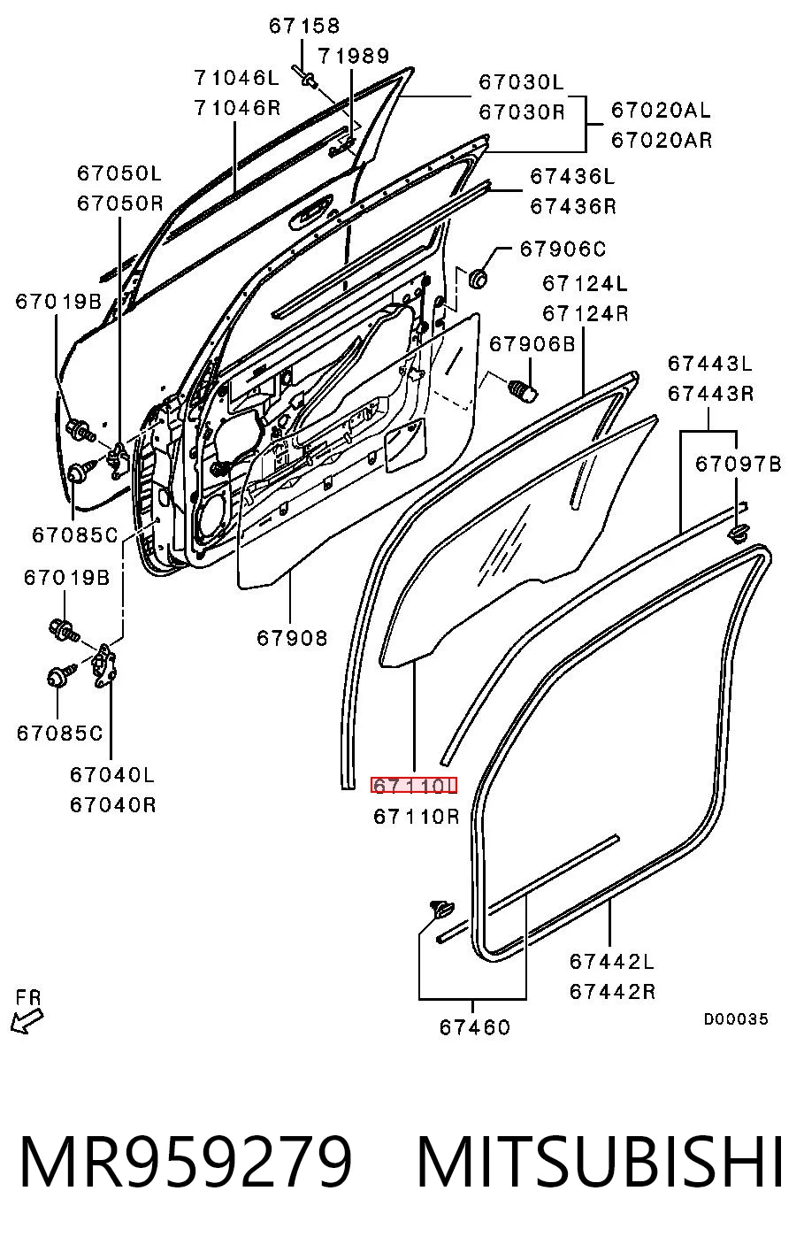 MR959279 Mitsubishi