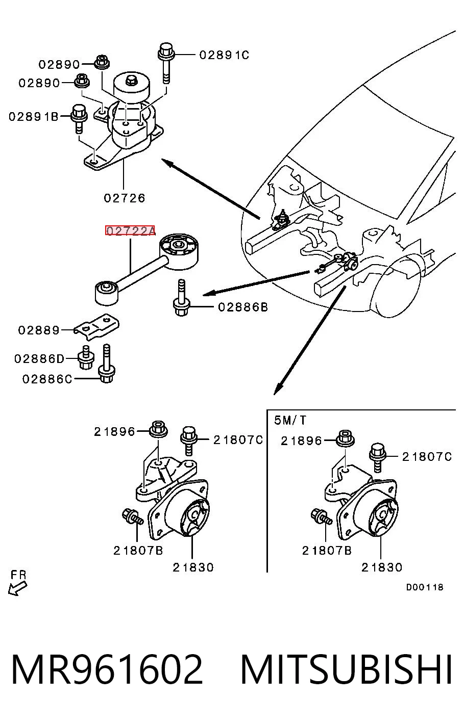 MR961602 Mitsubishi