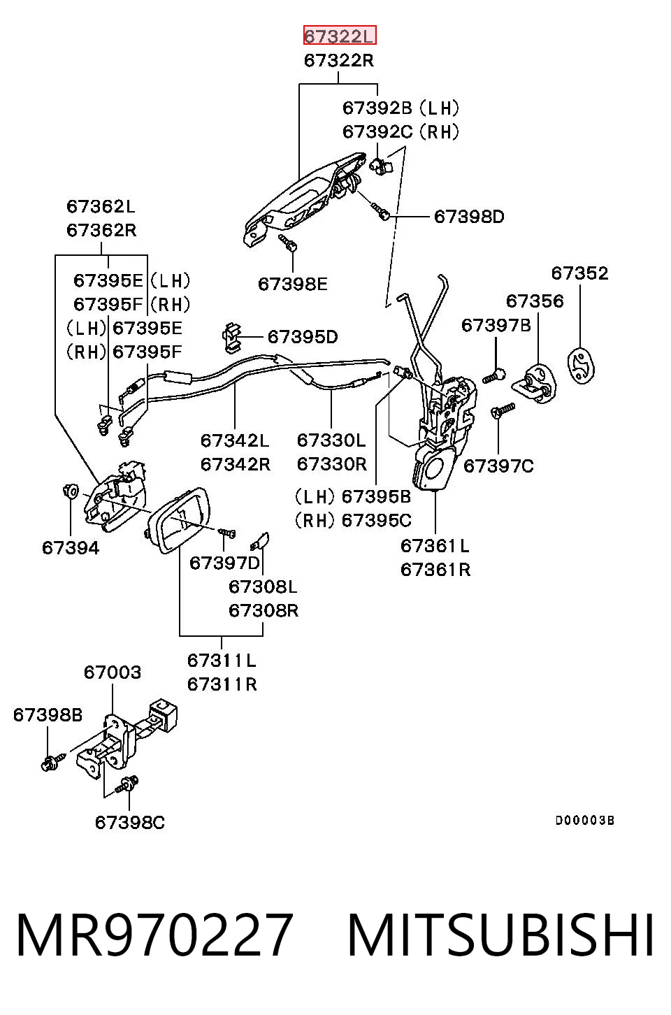 MR970227 Mitsubishi