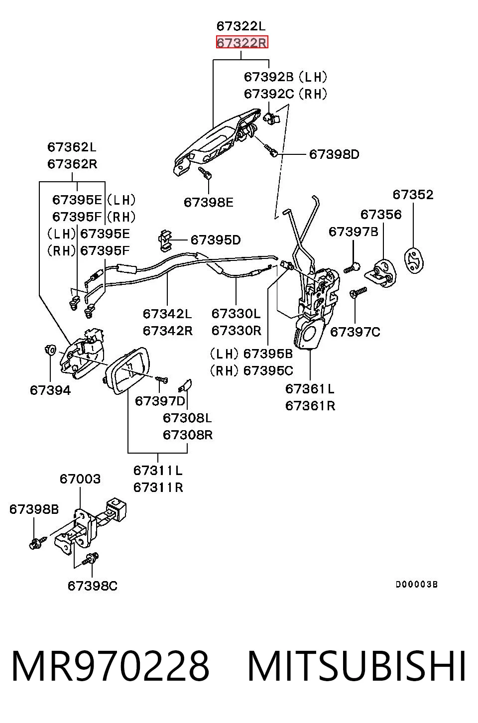MR970228 Mitsubishi