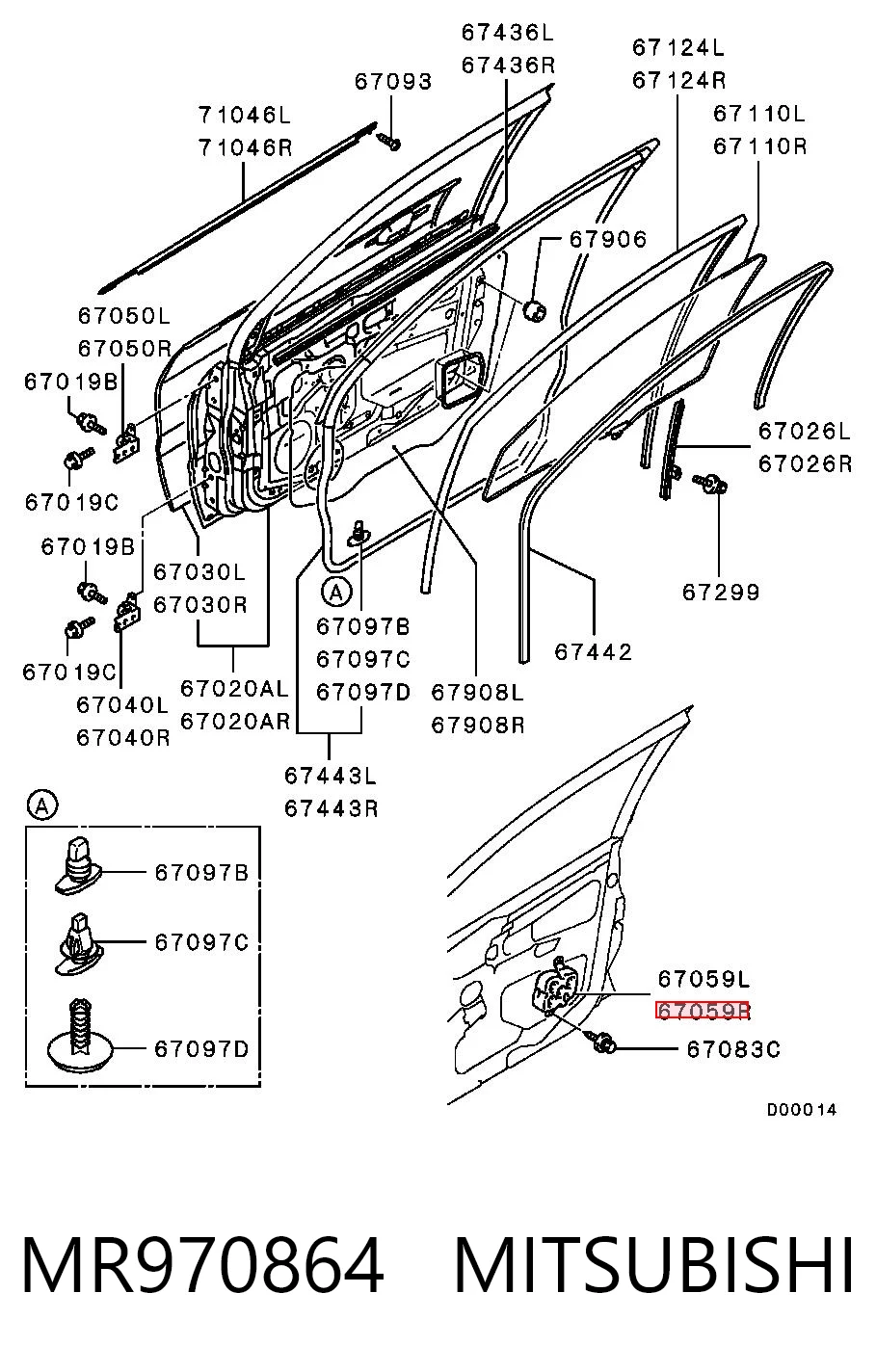 MR970864 Mitsubishi