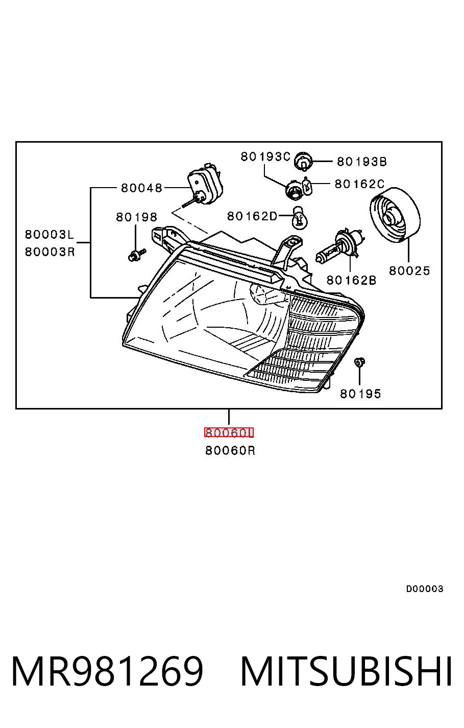 MR981269 Mitsubishi