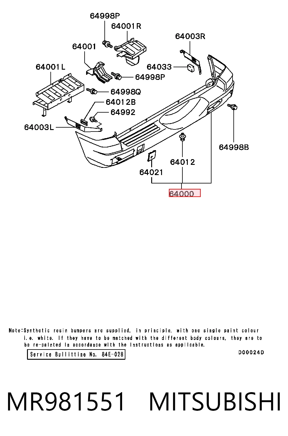 MR981551 Mitsubishi