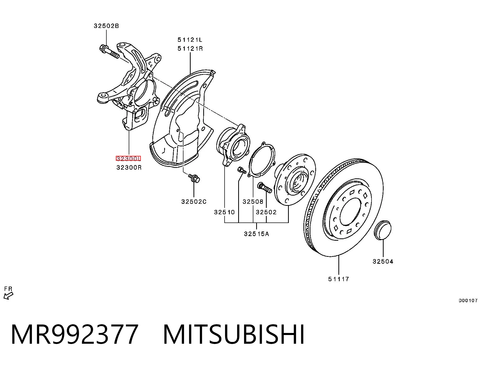 MR992377 Mitsubishi